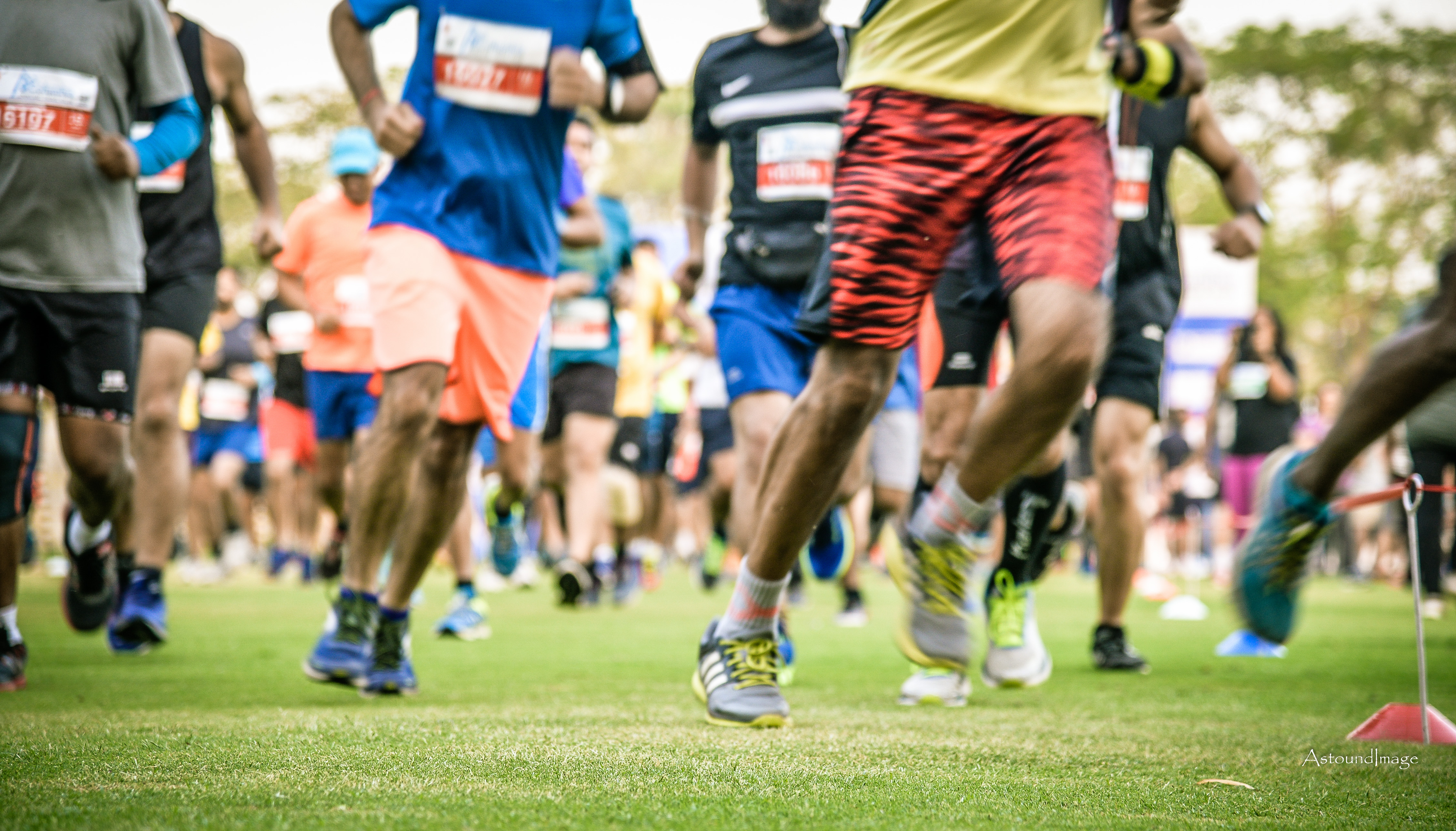 Runners at a race